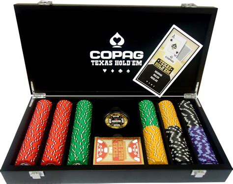 copag texas hold em poker 500 chips set/